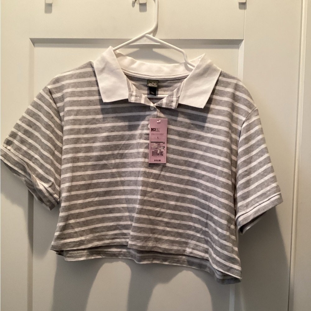 NWT Wild Fable Boxy Cropped Top
